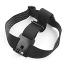 ST-23 Elastic Adjustable Head Strap Mount Belt for GoPro HERO10 Black / HERO9 Black / HERO8 Black / HERO7 /6 /5 /5 Session /4 Session /4 /3+ /3 /2 /1, Insta360 ONE R, DJI Osmo Action and Other Action Cameras(Black)