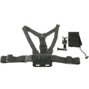 ST-27 B-Model Chest Harness Strap Chest Mount Harness + 3-way Adjustable Base for GoPro HERO10 Black / HERO9 Black / HERO8 Black / HERO7 /6 /5 /5 Session /4 Session /4 /3+ /3 /2 /1, Insta360 ONE R, DJI Osmo Action and Other Action Cameras(Black)