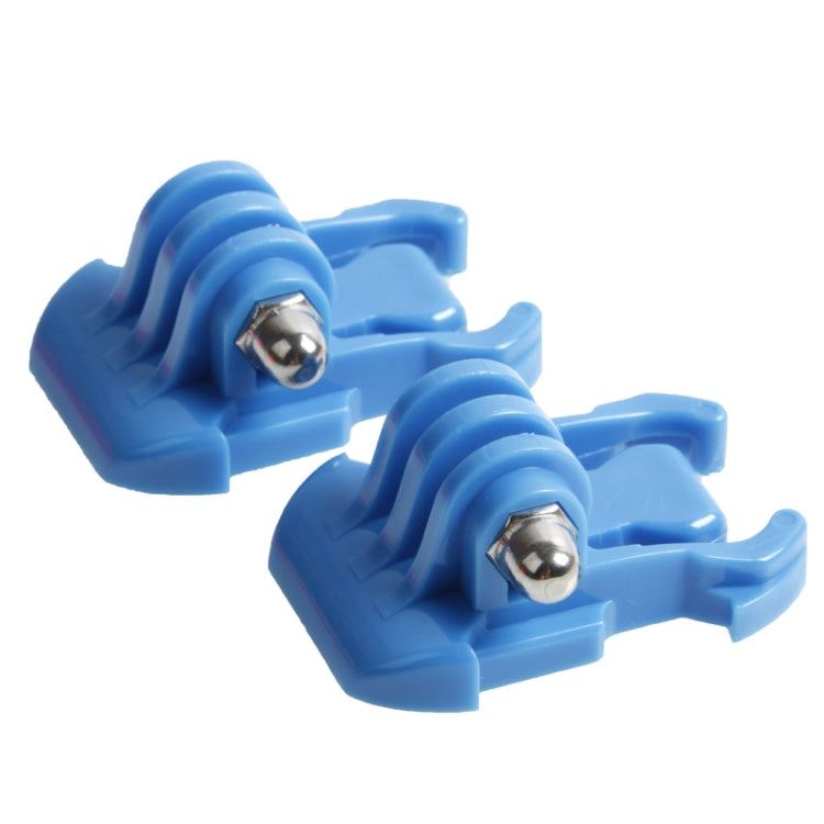 2 PCS TMC HR71 Quick Release Surface Buckle for GoPro HERO10 Black / HERO9 Black / HERO8 Black /7 /6 /5 /5 Session /4 Session /4 /3+ /3 /2 /1, DJI Osmo Action, Xiaoyi and Other Action Cameras(Blue)