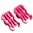 2 PCS TMC HR71 Quick Release Surface Buckle for GoPro HERO10 Black / HERO9 Black / HERO8 Black /7 /6 /5 /5 Session /4 Session /4 /3+ /3 /2 /1, DJI Osmo Action, Xiaoyi and Other Action Cameras(Magenta)