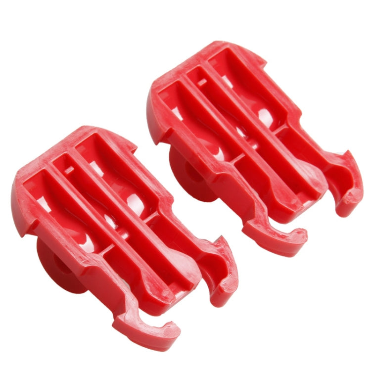 2 PCS TMC HR71 Quick Release Surface Buckle for GoPro HERO10 Black / HERO9 Black / HERO8 Black /7 /6 /5 /5 Session /4 Session /4 /3+ /3 /2 /1, DJI Osmo Action, Xiaoyi and Other Action Cameras(Red)
