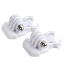 2 PCS TMC HR71 Quick Release Surface Buckle for GoPro HERO10 Black / HERO9 Black / HERO8 Black /7 /6 /5 /5 Session /4 Session /4 /3+ /3 /2 /1, DJI Osmo Action, Xiaoyi and Other Action Cameras(White)