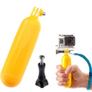 ST-76 Diving Buoyancy Self Arm Self Pole Camera Handle Mount for GoPro HERO10 Black / HERO9 Black / HERO8 Black / HERO7 /6 /5 /5 Session /4 Session /4 /3+ /3 /2 /1, Insta360 ONE R, DJI Osmo Action and Other Action Cameras(Yellow)