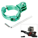 TMC HR87 Bike Aluminum Handle Bar Standard Mount for GoPro HERO10 Black / HERO9 Black / HERO8 Black /7 /6 /5 /5 Session /4 Session /4 /3+ /3 /2 /1, DJI Osmo Action, Xiaoyi and Other Action Cameras, Internal Diameter: 31.8mm(Green)