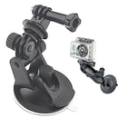 ST-51 Mini Car Suction Cup Tripod Adapter + 7CM Diameter Base Mount for GoPro HERO10 Black / HERO9 Black / HERO8 Black /7 /6 /5 /5 Session /4 Session /4 /3+ /3 /2 /1, DJI Osmo Action, Xiaoyi and Other Action Cameras(Black)
