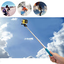 ST-55 Extendable Pole Monopod with Tripod Mount Adapter for GoPro HERO9 Black / HERO8 Black / HERO7 /6 /5 /5 Session /4 Session /4 /3+ /3 /2 /1, Insta360 ONE R, DJI Osmo Action and Other Action Cameras(Black)
