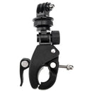 ST-93 Universal Bicycle Mount Clip for GoPro HERO10 Black / HERO9 Black / HERO8 Black /7 /6 /5 /5 Session /4 Session /4 /3+ /3 /2 /1, DJI Osmo Action, Xiaoyi and Other Action Cameras(Black)