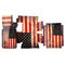 Retro USA Flag Pattern Case Sticker for GoPro HERO3(HR79)