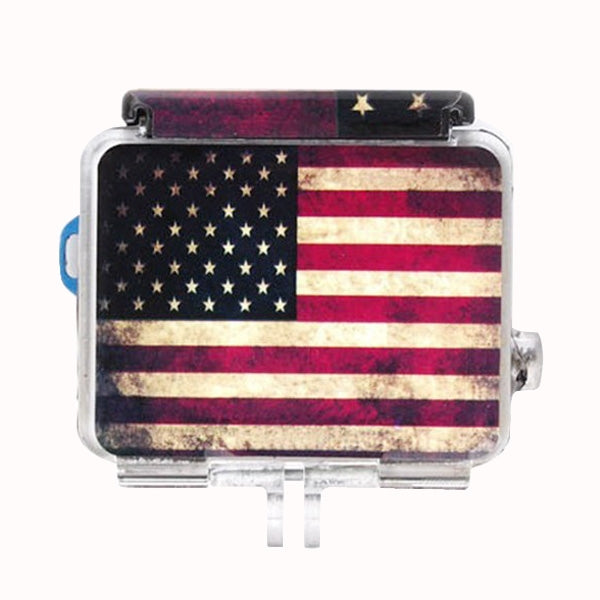 Retro USA Flag Pattern Case Sticker for GoPro HERO3(HR79)