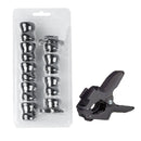 TMC HR223 Action Sports Cameras Jaws Flex Clamp Mount for GoPro HERO10 Black / HERO9 Black / HERO8 Black /7 /6 /5 /5 Session /4 Session /4 /3+ /3 /2 /1, DJI Osmo Action, Xiaoyi and Other Action Cameras(Black)