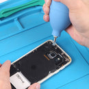 Rubber mini Air Dust Blower Cleaner for Mobile Phone / Computer / Digital Cameras, Watches and other Precision Equipment(Blue)