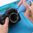 Rubber mini Air Dust Blower Cleaner for Mobile Phone / Computer / Digital Cameras, Watches and other Precision Equipment(Blue)