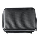 Carbon Fiber Shockproof Waterproof Portable Case for GoPro HERO10 Black / HERO9 Black / HERO8 Black / HERO7 /6 /5 /5 Session /4 Session /4 /3+ /3 /2 /1, DJI Osmo Action and Other Sport Cameras (ST-130)(Black)