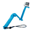 TMC HR289 3-Way Handheld Monopod + Tripod + Hand Strap Portable Magic Mount Selfie Stick for GoPro HERO10 Black / HERO9 Black / HERO8 Black /7 /6 /5 /5 Session /4 Session /4 /3+ /3 /2 /1, DJI Osmo Action, Xiaoyi and Other Action Cameras