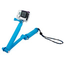 TMC HR289 3-Way Handheld Monopod + Tripod + Hand Strap Portable Magic Mount Selfie Stick for GoPro HERO10 Black / HERO9 Black / HERO8 Black /7 /6 /5 /5 Session /4 Session /4 /3+ /3 /2 /1, DJI Osmo Action, Xiaoyi and Other Action Cameras