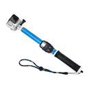 TMC 14-40.5 inch Extension Pole for GoPro HERO9 Black / HERO8 Black / HERO7 /6 /5 /5 Session /4 Session /4 /3+ /3 /2 /1, Insta360 ONE R, DJI Osmo Action and Other Action Camera(Blue)