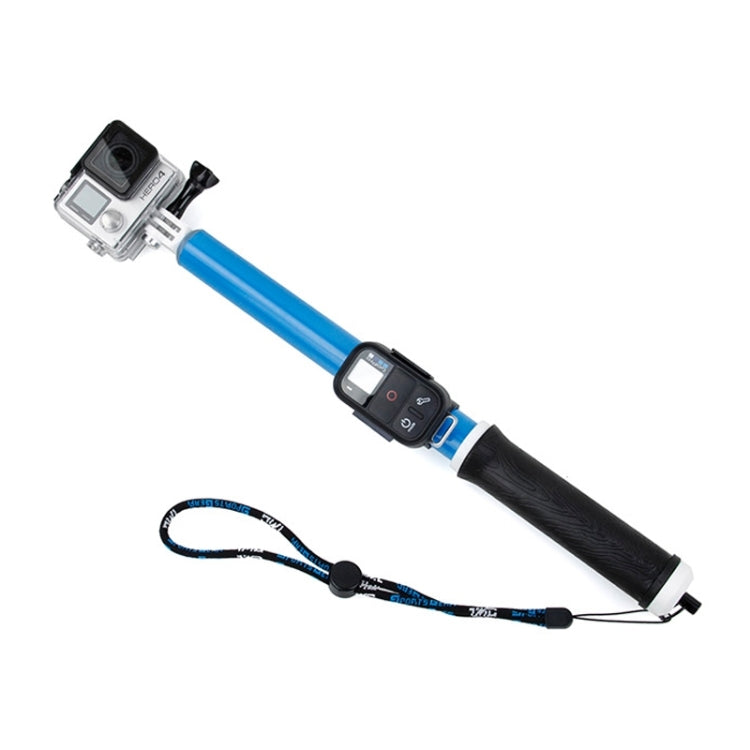 TMC 14-40.5 inch Extension Pole for GoPro HERO9 Black / HERO8 Black / HERO7 /6 /5 /5 Session /4 Session /4 /3+ /3 /2 /1, Insta360 ONE R, DJI Osmo Action and Other Action Camera(Blue)
