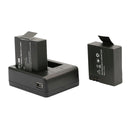 USB Dual Battery Travel Charger for SJCAM SJ4000 / SJ5000 / SJ6000 (CH1 / CH2)