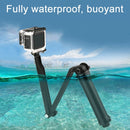 3-Way Monopod + Tripod + Grip Super Portable Magic Mount Selfie Stick for GoPro HERO9 Black / HERO8 Black / HERO7 /6 /5 /5 Session /4 Session /4 /3+ /3 /2 /1, Insta360 ONE R, DJI Osmo Action and Other Action Camera, Length of Extension: 20-62cm