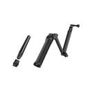3-Way Monopod + Tripod + Grip Super Portable Magic Mount Selfie Stick for GoPro HERO9 Black / HERO8 Black / HERO7 /6 /5 /5 Session /4 Session /4 /3+ /3 /2 /1, Insta360 ONE R, DJI Osmo Action and Other Action Camera, Length of Extension: 20-62cm