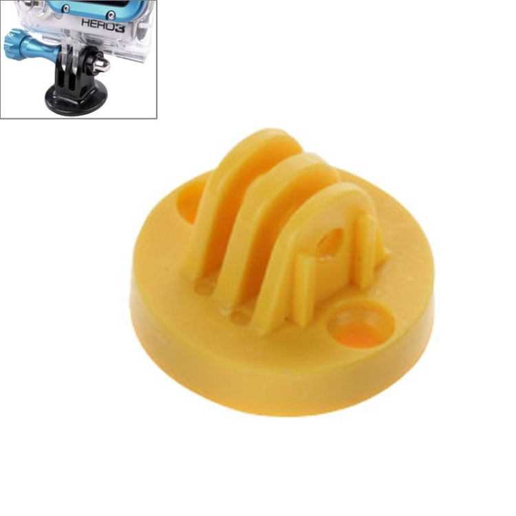 GP267 Camcorder Mount Adapter to Tripod Stand for GoPro HERO6/ 5 /5 Session /4 /3+ /3 /2 /1(Yellow)