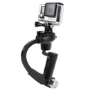 HR255 Special Stabilizer Bow Type Balancer Selfie Stick Monopod Mini Tripod for GoPro HERO9 Black / HERO8 Black / HERO7 /6 /5 /5 Session /4 Session /4 /3+ /3 /2 /1, Insta360 ONE R, DJI Osmo Action and Other Action Camera(Black)