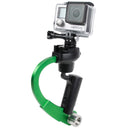 HR255 Special Stabilizer Bow Type Balancer Selfie Stick Monopod Mini Tripod for GoPro HERO9 Black / HERO8 Black / HERO7 /6 /5 /5 Session /4 Session /4 /3+ /3 /2 /1, Insta360 ONE R, DJI Osmo Action and Other Action Camera(Green)