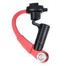HR255 Special Stabilizer Bow Type Balancer Selfie Stick Monopod Mini Tripod for GoPro HERO9 Black / HERO8 Black / HERO7 /6 /5 /5 Session /4 Session /4 /3+ /3 /2 /1, Insta360 ONE R, DJI Osmo Action and Other Action Camera(Red)