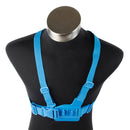 TMC HR47 Chest Belt for GoPro HERO10 Black / HERO9 Black / HERO8 Black / HERO7 /6 /5 /5 Session /4 Session /4 /3+ /3 /2 /1, Insta360 ONE R, DJI Osmo Action and Other Action Cameras(Blue)