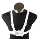 TMC HR47 Chest Belt for GoPro HERO10 Black / HERO9 Black / HERO8 Black / HERO7 /6 /5 /5 Session /4 Session /4 /3+ /3 /2 /1, Insta360 ONE R, DJI Osmo Action and Other Action Cameras(White)