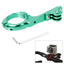 TMC HR85 Bike Aluminum Handle Bar Adapter Pro Mount for GoPro HERO10 Black / HERO9 Black / HERO8 Black /7 /6 /5 /5 Session /4 Session /4 /3+ /3 /2 /1, DJI Osmo Action, Xiaoyi and Other Action Cameras(Green)