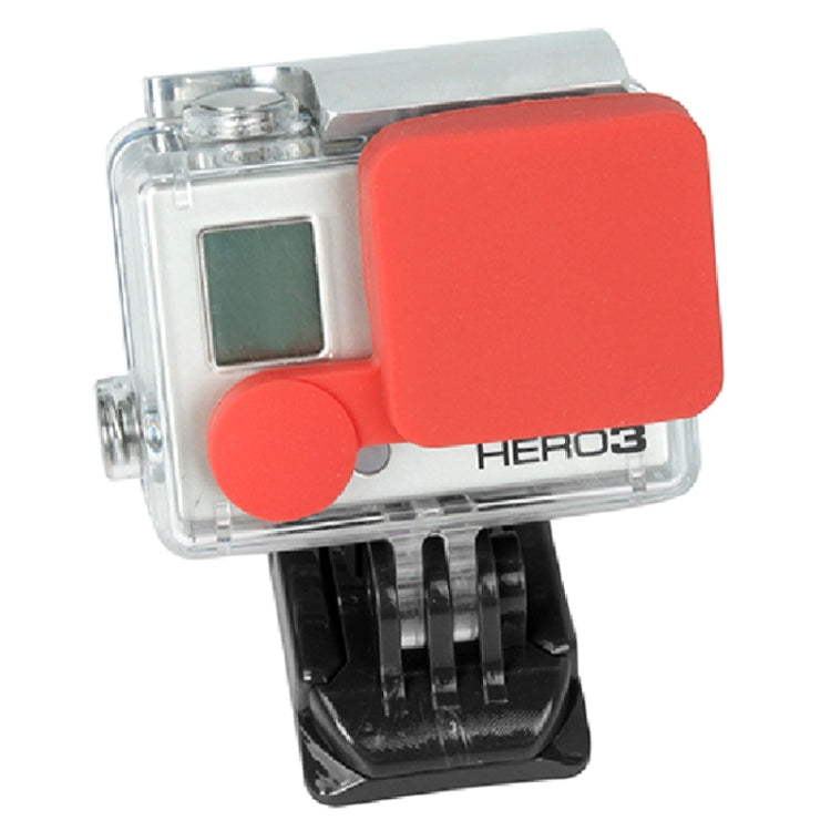 TMC Housing Silicone Lens Cap for GoPro HERO4 /3+(Red)