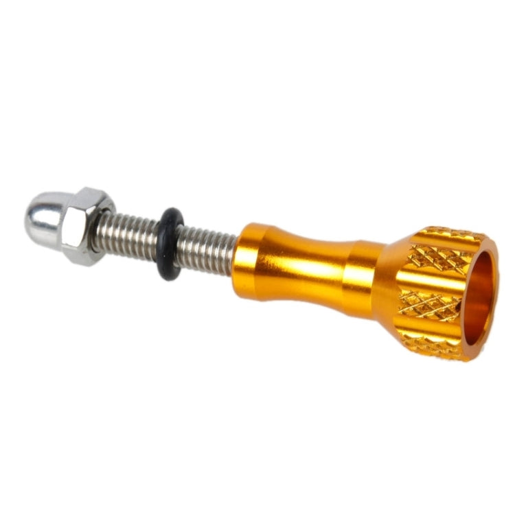 TMC Aluminum Mini Thumb Knob Stainless Bolt Screw for GoPro HERO6 /5 /5 Session /4 Session /4 /3+ /3 /2 /1, Xiaoyi and Other Action Cameras, Length: 5cm(Gold)