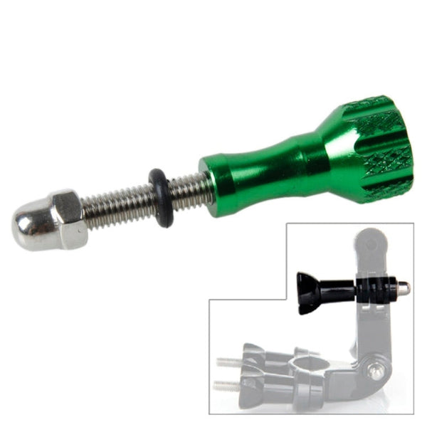 TMC Aluminum Mini Thumb Knob Stainless Bolt Screw for GoPro HERO6 /5 /5 Session /4 Session /4 /3+ /3 /2 /1, Xiaoyi and Other Action Cameras, Length: 5cm(Green)