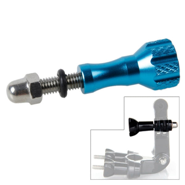 TMC Aluminum Mini Thumb Knob Stainless Bolt Screw for GoPro HERO6 /5 /5 Session /4 Session /4 /3+ /3 /2 /1, Xiaoyi and Other Action Cameras, Length: 5cm(Blue)