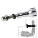 TMC Aluminum Mini Thumb Knob Stainless Bolt Screw for GoPro HERO6 /5 /5 Session /4 Session /4 /3+ /3 /2 /1, Xiaoyi and Other Action Cameras, Length: 5cm(Silver)