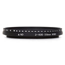 58mm ND Fader Neutral Density Adjustable Variable Filter ND 2 to ND 400 Filter(Black)
