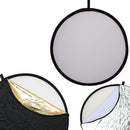 110cm 5 in 1 (Silver / Translucent / Gold / White / Black) Folding Photo Studio Reflector Board