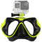 Water Sports Diving Equipment Diving Mask Swimming Glasses for GoPro HERO10 Black / HERO9 Black / HERO8 Black / HERO7 /6 /5 /5 Session /4 Session /4 /3+ /3 /2 /1, Insta360 ONE R, DJI Osmo Action and Other Action Cameras(Green)
