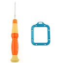 TMC Aluminum Lanyard Ring Lens Mount with Screwdriver for GoPro HERO3(Blue)