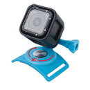 TMC HR357 360-degree Rotation Mount with Straps for GoPro HERO10 Black / HERO9 Black / HERO8 Black / HERO7 /6 /5 /5 Session /4 Session /4 /3+ /3 /2 /1, Insta360 ONE R, DJI Osmo Action and Other Action Cameras(Blue)