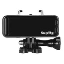 300LM Waterproof Video Light Flashlight with Base Mount & Screw & Dual Batteries for GoPro HERO10 Black / HERO9 Black / HERO8 Black / HERO7 /6 /5 /5 Session /4 Session /4 /3+ /3 /2 /1, Insta360 ONE R, DJI Osmo Action and Other Action Cameras