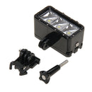 30M Waterproof Video Light 3 Modes Flashlight with Base Mount & Screw for GoPro HERO10 Black / HERO9 Black / HERO8 Black / HERO7 /6 /5 /5 Session /4 Session /4 /3+ /3 /2 /1, Insta360 ONE R, DJI Osmo Action and Other Action Cameras