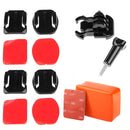 30 in 1 Chest Strap + Extension Arm + Tripod Mount Adapter + Head Strap + Floating Handle Grip + Extendable Handle Monopod + Helmet Belt Strap Lock Mount + Flat & Curved Mounts + Floaty Float Box + He ... n /4 /3+ /3 /2 /1, Xiaoyi and Other Action Cameras