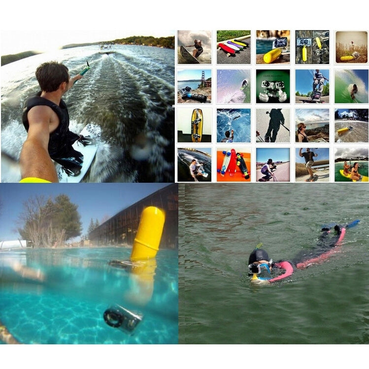 YKD-124 5 in 1 Chest Belt + Wrist Belt + Head Strap + Remote Wrist Belt + Floating Bobber Tripod Mount Set for GoPro HERO10 Black / HERO9 Black / HERO8 Black / HERO7 /6 /5 /5 Session /4 Session /4 /3+ /3 /2 /1, DJI Osmo Action and Other Action Cameras