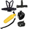 YKD-124 5 in 1 Chest Belt + Wrist Belt + Head Strap + Remote Wrist Belt + Floating Bobber Tripod Mount Set for GoPro HERO10 Black / HERO9 Black / HERO8 Black / HERO7 /6 /5 /5 Session /4 Session /4 /3+ /3 /2 /1, DJI Osmo Action and Other Action Cameras