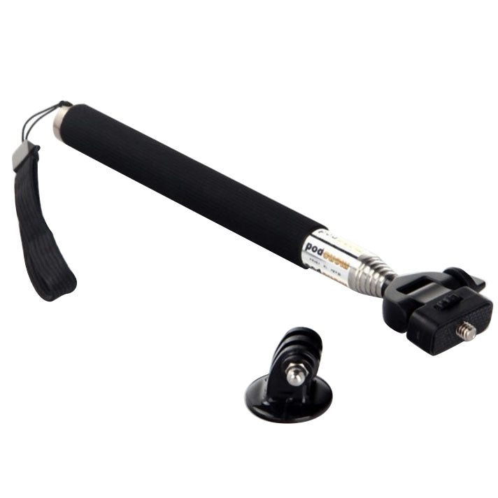 YKD-123 Chest Belt + Wrist Belt + Head Strap + Selfie Monopod + Phones Mount + Carry Bag Set for GoPro HERO10 Black / HERO9 Black / HERO8 Black / HERO7 /6 /5 /5 Session /4 Session /4 /3+ /3 /2 /1, DJI Osmo Action and Other Action Cameras, Mobile Phone