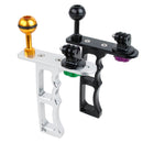 TMC Single Handheld Diving Light Arm Aluminum Mount with Lanyard for GoPro HERO9 Black / HERO8 Black / HERO7 /6 /5 /5 Session /4 Session /4 /3+ /3 /2 /1, DJI Osmo Action and Other Action Cameras(Silver)