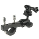 Handlebar Seatpost Big Pole Mount Bike Moto Bicycle Clamp with Tripod Mount Adapter & Screw for GoPro HERO10 Black / HERO9 Black / HERO8 Black /7 /6 /5 /5 Session /4 Session /4 /3+ /3 /2 /1, DJI Osmo Action, Xiaoyi and Other Action Cameras