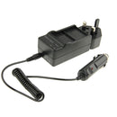 3 in 1 Digital Camera Dual Battery Car Charger for GoPro HERO3+ / 3 AHDBT-201 / AHDBT-301